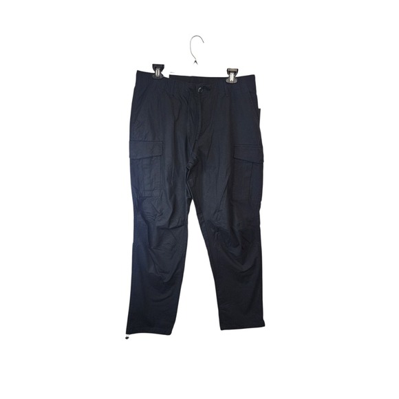 Original Use Mens Black Cargo Jogger Pants Drawstring Waist Size M - Picture 1 of 5